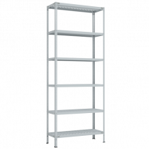 Стеллаж с перфорированными полками 2500x1000x400