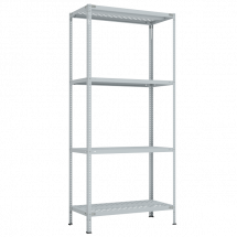 Стеллаж с перфорированными полками 2200x1000x500