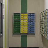 Почтовые ящики от МетПромМебель (зеленый, желтый, синий)