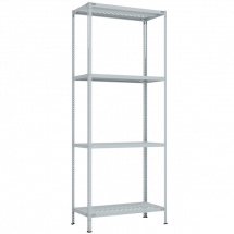 Стеллаж с перфорированными полками 2500x1000x500